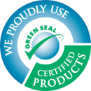 In our green house cleaning services we are using Gree Seal certified products.